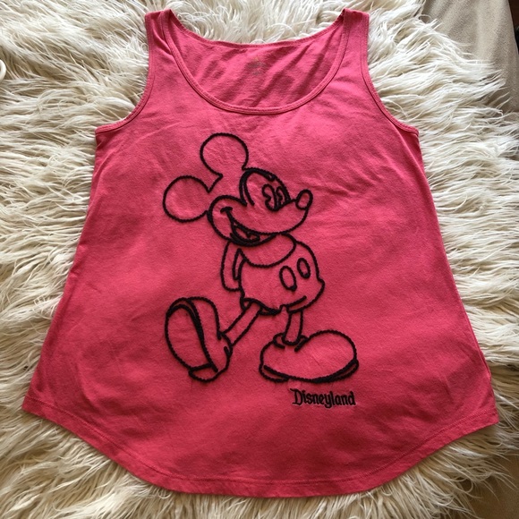 Disney Tops - Disneyland Resort Mickey Mouse Embroidered Tank